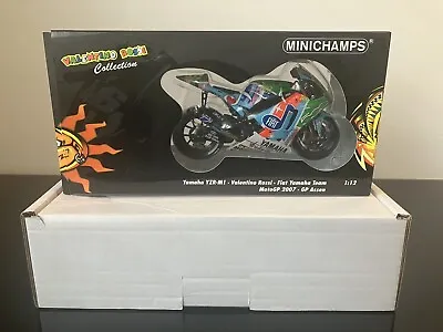 Minichamps 1/12 Scale Valentino Rossi 2007 Assen (Fiat Yamaha) • £125