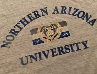 VTG Northern Arizona University T-Shirt USA NAU  90s Medium Collegiate Baggy • $29.99