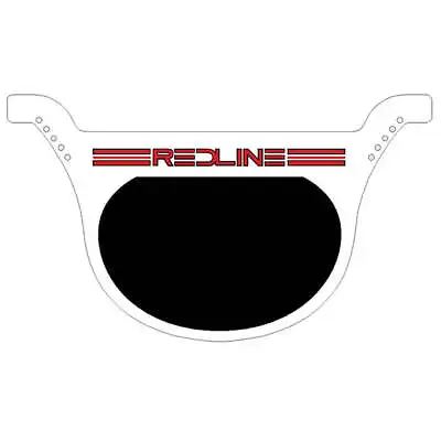 REDLINE - Race Plate WHITE - Old School BMX • $60.50