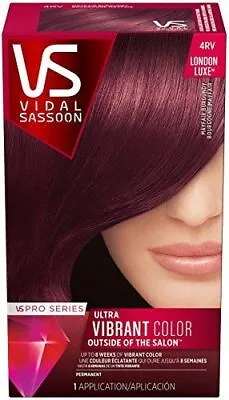 Vidal Sassoon Pro Series London Luxe Hair Color 4RV Mayfair Burgundy USA HTD • $12.98