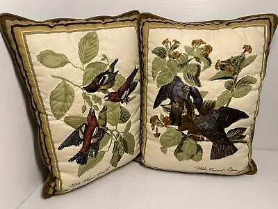 Vintage Bird Pillows 10 By 13 Inches Great Decor Pieces See Photos  • $19.99