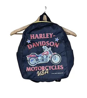 Rare Vintage 1995 Harley Davidson Softail Springer Backpack  • $222.24