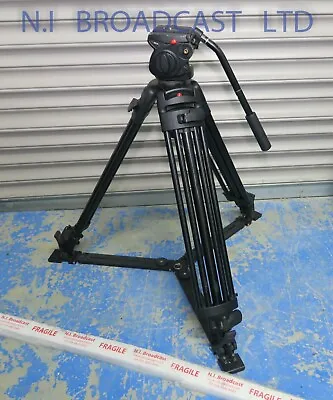 1x Manfrotto 501HDV Tripod Head With Manfrotto 2 Stage Lens And Case  • £400