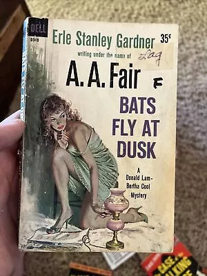 Bats Fly At Dusk By A.A. Fair - Dell Paperback 1960 • $9