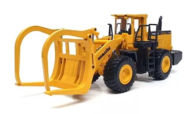 Joal 1/50 Scale Diecast 204 - Komatsu WA600-3 Log Loader - Yellow • $90.99