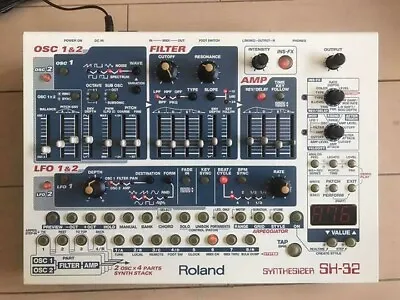 $1704.09 • Buy Roland SH-32 Synthesizer Module Sequencer Drum Machine Vintage