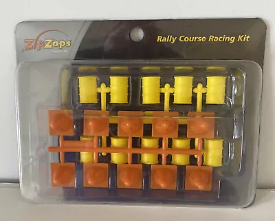 ZipZaps RALLY COURSE RACING KIT Orange Cones Yellow Drums Brand New Radio Shack • $7.95