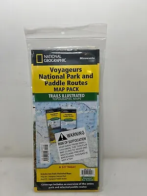 Voyageurs National Park And Paddle Routes [Map Pack Bundle] (National Geographic • $14.39