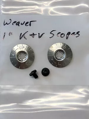 Weaver Windage & Elevation Discs & Screws For 1  K And V Series Scopes • $12