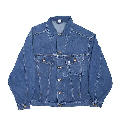 Vintage Mens Jacket Blue 90s Denim M • £26.99