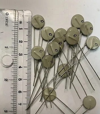 47pF X 5pcs Vintage Ceramic Capacitor Marshall • $4