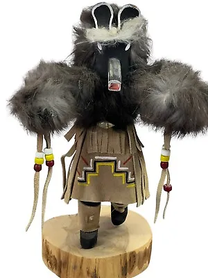 Vintage Cecilia Apachito Woolf Warrior Navajo Native American Kachina Doll 11  • $69.95