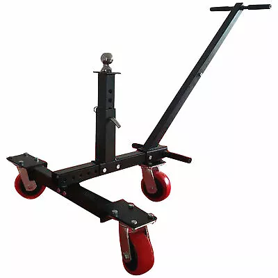 Tow Tuff TMD-1000HSD Adjustable Steel 1000lb Hard Surface Trailer Dolly Black • $193.09