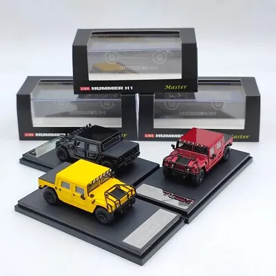 New Master 1:64 Hummer H1 Pickup Truck Diecast Toys Car Models Collection Gifts • $32