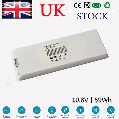 Battery A1185 For Apple MacBook 13  Late 2006 2007 2008 Mid 2009 A1181 10.8V • £16.95