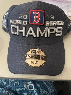 $9 • Buy Boston Red Sox New   39THIRTY 2018 World Series Champs Honeycomb Flex Fit Hat