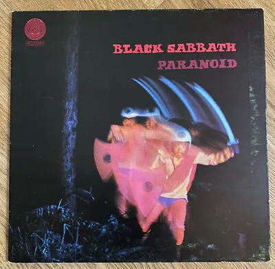 Black Sabbath Rare Paranoid  Big Bear Sleeve Vertigo Swirl UK LP EX EX Uk 1st • $434.35