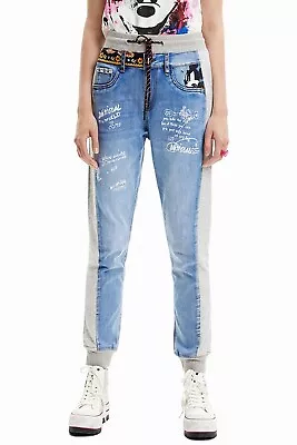 Desigual Women's Embroidery Jeans Size M BNWT • $79.95