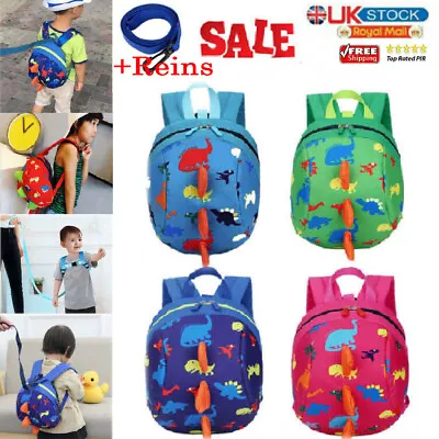 Child Kids Safety Harness Reins Toddler Back Pack Walking Strap Walker Baby Bag • £5.99