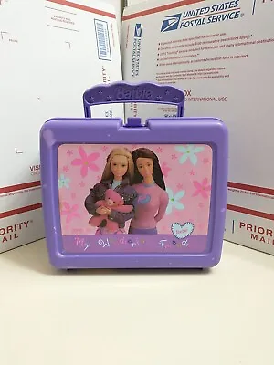 Vintage 90’s Plastic Lunch Box From Thermos Barbie & My Wonderful Friend Theresa • $12.85