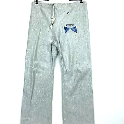 Vintage University San Diego Champion Reverse Weave Warmup Sweat Pants Size XL • $67.99