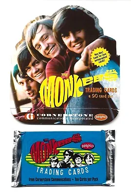 The Monkees Trading Cards 1 Sealed Pack Of 10 Cards Per Pack Cornerstone Comm.. • $9.99