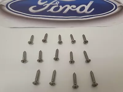 Ford Mustang Scuff Plate Screw Set 15 Pieces Fit 1964 1965 1966 1967 1968 Coupe • $14.50