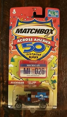 1989 Matchbox Across America 50th Birthday Michigan 1921 Ford Model T. • $13.99