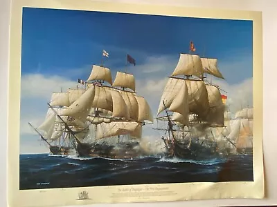 £44 • Buy HMS Vicotry Naval  Art Print  Admiral Nelson Battle Of Trafalgar Ltd Edition 