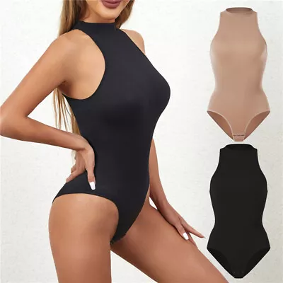 Women Full Bodyshaper Tummy Control Shapewear Bodysuit Compression Jumpsuit • £4.79