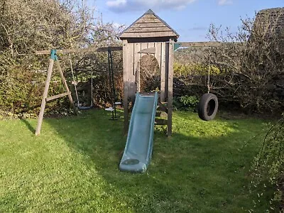 £175 • Buy Kids Climbing Frame, Swings And Den