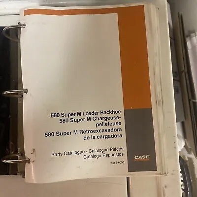 $65 • Buy Case 580 Super M Loader Backhoe Parts Catalogue 