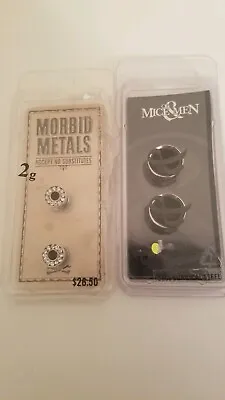  10 Morbid Metals Steel Plug Glass And Mouse Of Men Bravado Plug • $18