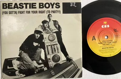 BEASTIE BOYS  You Gotta Fight For Your Right (To Party) Picture Single RB228 • $19.95