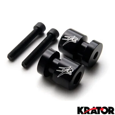 Swingarm Spools Sliders For Suzuki GSX-R Hayabusa Bandit B-King Gladius Black • $14.99