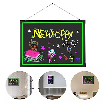 24 X32  Flashing Illuminated Message Menu Sign Board LED Light Up Writing Board • $57