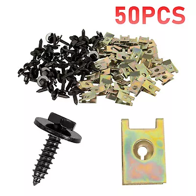 50xBumper Engine Transmission Splash Shield Cover Rivet Clip Bolt Screw For BMW • $9.45