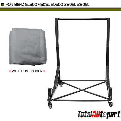 Black Hard Top Storage Cart With Dust Cover For Chevrolet Mercedes-Benz Porsche • $78.99