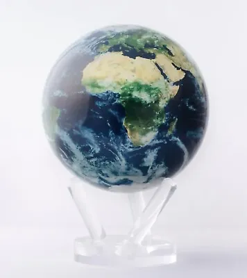 Earth With Clouds 6 Inch MOVA Globe Solar Powered  • $475