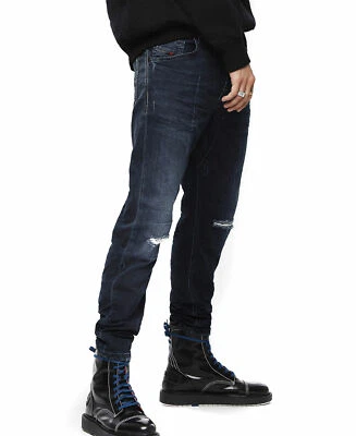 Jeans Diesel Thanaz NARROT Skinny, Taille W31 L32, Neuf Avec étiquettes - Délavé Bleu, Coupe Slim