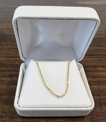 14KT Gold 16in Necklace Cable Chain New In Box Perfect Gift For Women/Mom’s • $169.99
