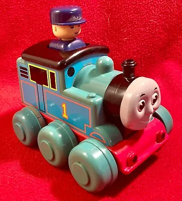 Vintage 1997 Thomas The Tank Engine TOMY Push 'n' Go Toy Train • $15.99