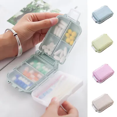 Pill Box Medicine Organizer Dispenser Box Case Travel Tablet Container Holder‹ • $3.78
