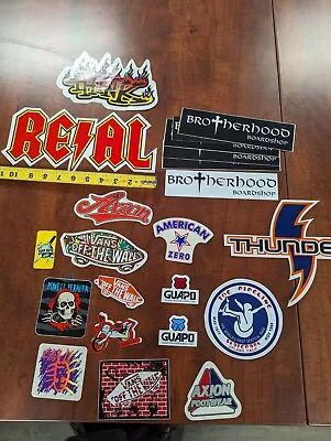  Skateboard Sticker Lot Powell Real Think Vans A Couple Vintage Too Tuff Skates • $15.99