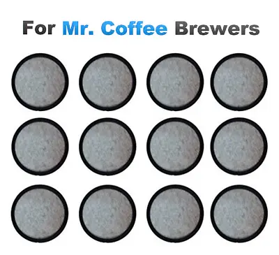 (12) Quality Replacement Charcoal Water Filter Disks For ALL Mr. Coffee Machines • $8.99