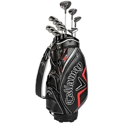 Callaway Golf X HOT Men's Complete Club Set Of 11 Golf Bag 2021 Carbon Shaft R • $901.99