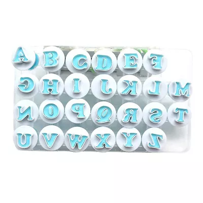 £11.14 • Buy Alphabet Letter Mold Set Fondant Sugarcraft Cake Decorating Plunger Cutters Tool