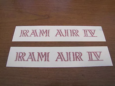 1969-70 Gto Ram Air Iv Hood Decals Red • $20