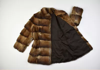  NO RESERVE  Soft Mink Fur Jacket Coat Women Sz S-M *Measurements In Description • $207.90