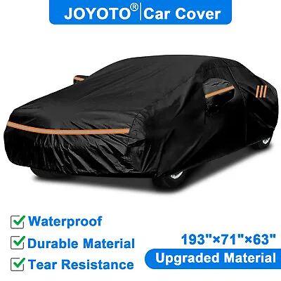 $38.99 • Buy Car Cover For Sedan 193'' Waterproof Full Cover Protection All Weather Outdoor